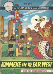 Afbeeldingen van Jommeke #30 - Jommeke in de far west (z/w) - Tweedehands