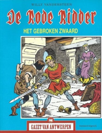 Afbeelding van Rode ridder #66 - Gebroken zwaard (gazet van antwerpen) - Tweedehands (STANDAARD, zachte kaft)