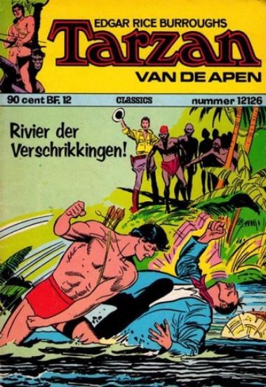 Afbeelding van Tarzan van de apen #12126 - Rivier der verschrikkingen - Tweedehands (CLASSICS LEKTUUR, zachte kaft)