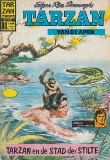 Afbeelding van Tarzan van de apen #1287 - Tarzan en de stad der stilte - Tweedehands (CLASSICS LEKTUUR, zachte kaft)
