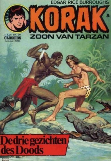 Afbeelding van Korak #2099 - Drie gezichten des doods - Tweedehands (CLASSICS LEKTUUR, zachte kaft)