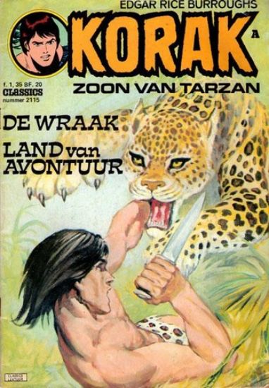 Afbeelding van Korak #2115 - Wraak/ land van avontuur - Tweedehands (CLASSICS LEKTUUR, zachte kaft)