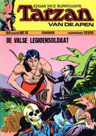 Afbeelding van Tarzan van de apen #12128 - Valse legioensoldaat - Tweedehands (CLASSICS LEKTUUR, zachte kaft)
