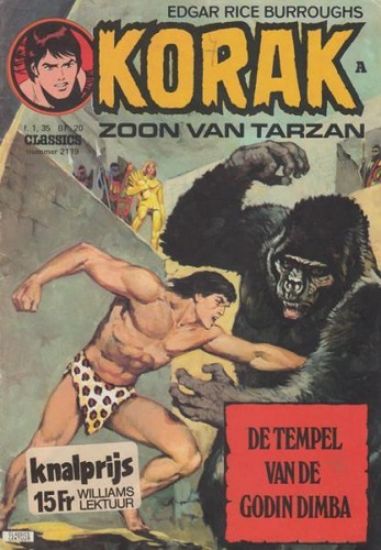 Afbeelding van Korak #2119 - Tempel van de godin dimba - Tweedehands (CLASSICS LEKTUUR, zachte kaft)