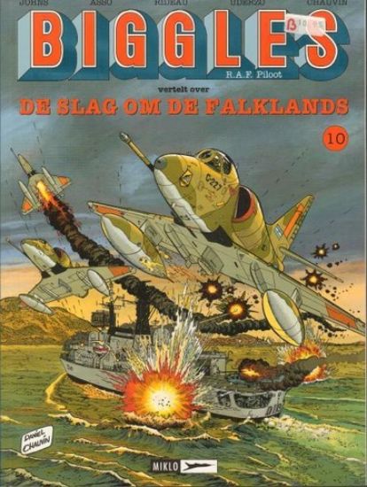 Afbeelding van Biggles vertelt... #10 - Slag om de falklands (MIKLO, zachte kaft)