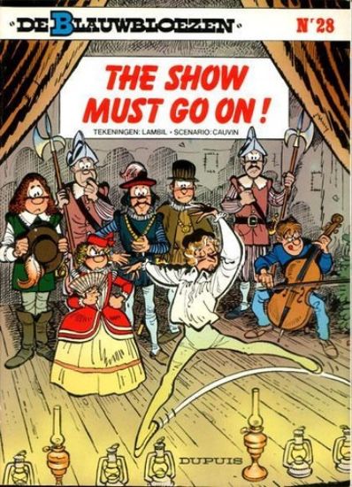 Afbeelding van Blauwbloezen #28 - The show must go on (DUPUIS, zachte kaft)