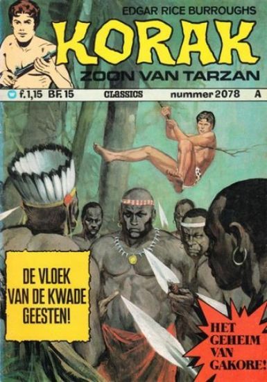Afbeelding van Korak #2078 - Vlok van de kwade geesten/geheim van gakore - Tweedehands (CLASSICS LEKTUUR, zachte kaft)