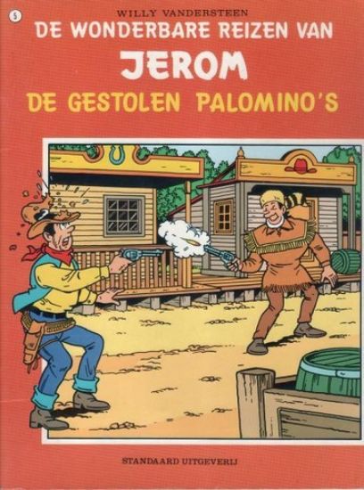 Afbeelding van Jerom #5 - Gestolen palomino's (STANDAARD, zachte kaft)