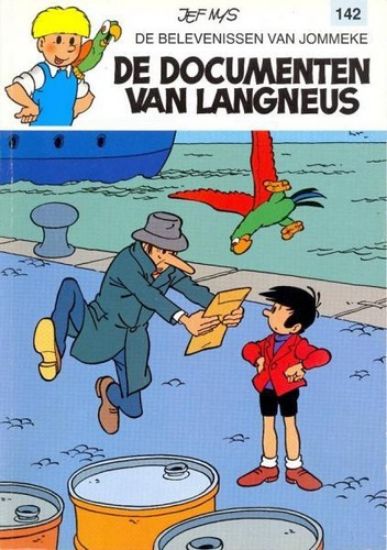 Afbeelding van Jommeke #142 - Documenten van langneus (MEZZANINE, zachte kaft)