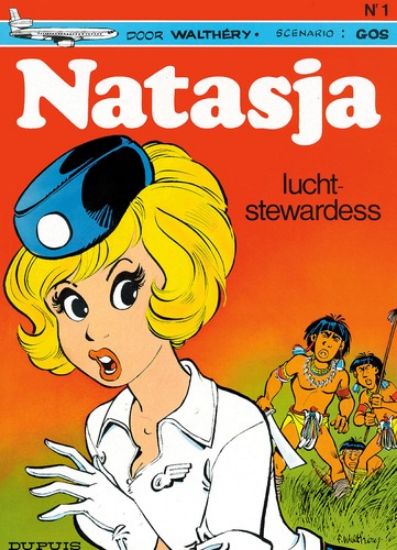 Afbeelding van Natasja #1 - Luchtstewardess - Tweedehands (DUPUIS, zachte kaft)