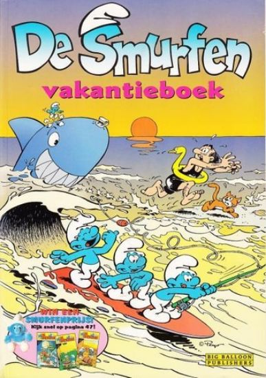 Afbeelding van Smurfen vakantieboek - Vakantieboek 1996 - Tweedehands (BIG BALLOON, zachte kaft)