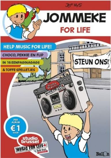 Afbeelding van Jommeke - Jommeke for life (BALLON, zachte kaft)