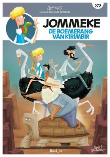 Afbeelding van Jommeke #272 - Boemerang van kirimbir (mark borgions) (BALLON, zachte kaft)