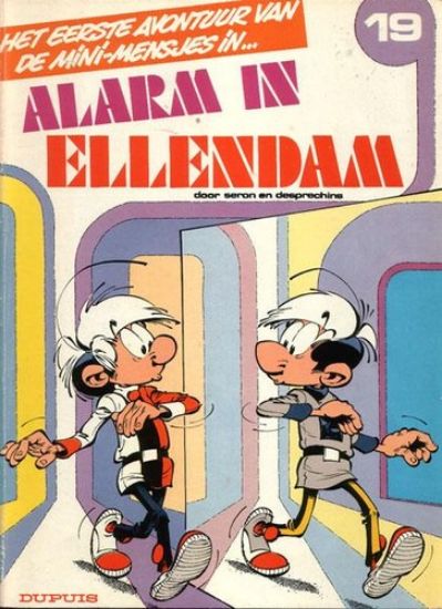 Afbeelding van Mini mensjes #19 - Alarm in ellendam - Tweedehands (DUPUIS, zachte kaft)