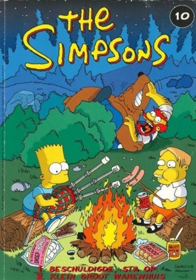 Afbeelding van Simpsons #10 - Beschuldige sta op/klein groot warenhuis (STRIPUITGEVERIJ INFOTEX, zachte kaft)
