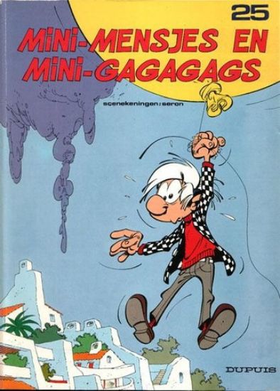 Afbeelding van Mini mensjes #25 - Mini mensjes en mini gagagags - Tweedehands (DUPUIS, zachte kaft)