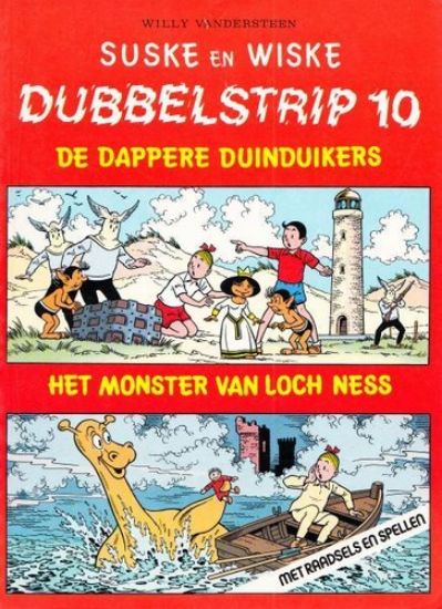 Afbeelding van Suske en wiske dubbelstrip #10 - Dubbelstrip dappere duinduikers/monster loch ness - Tweedehands (STANDAARD, zachte kaft)