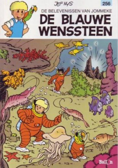 Afbeelding van Jommeke #256 - Blauwe wenssteen (BALLON, zachte kaft)