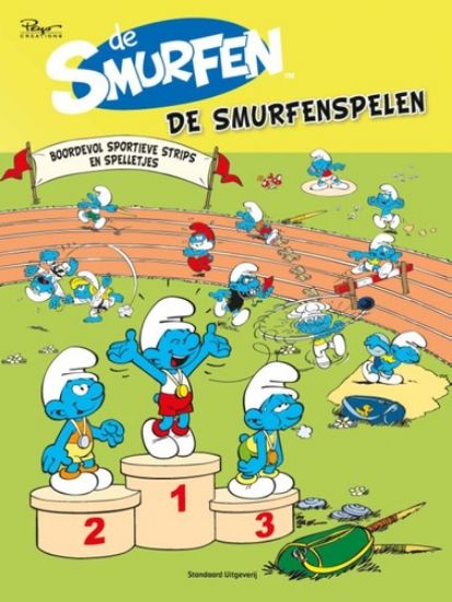 Afbeelding van Smurfen vakantieboek - Smurfenspelen (2016) (STANDAARD, zachte kaft)