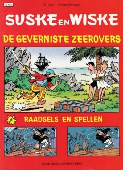 Afbeelding van Suske en wiske +raadsels en spellen - Geverniste zeerovers (120 plus) - Tweedehands (STANDAARD, zachte kaft)