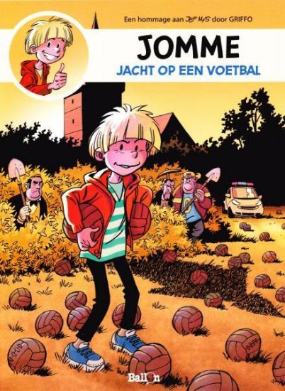 Afbeelding van Jomme  #1 - Jacht op een voetbal - Tweedehands (BALLON, zachte kaft)