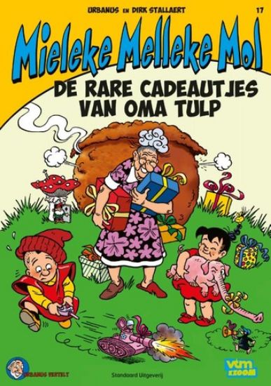 Afbeelding van Urbanus vertelt mieleke melleke mol #17 - Rare cadeautjes van oma tulp - Tweedehands (STANDAARD, zachte kaft)