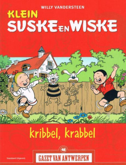 Afbeelding van Klein suske en wiske #46 - Kribbel krabbel (gazet van antwerpen) - Tweedehands (STANDAARD, zachte kaft)