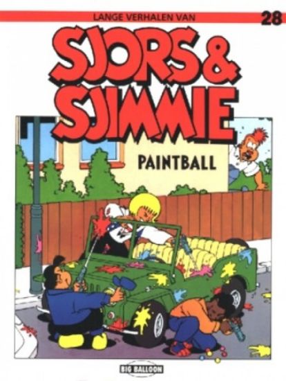 Afbeelding van Sjors sjimmie #28 - Paintball - Tweedehands (BIG BALLOON, zachte kaft)