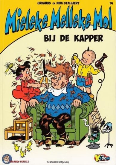 Afbeelding van Urbanus vertelt mieleke melleke mol #14 - Mieleke melleke bij kapper - Tweedehands (STANDAARD, zachte kaft)