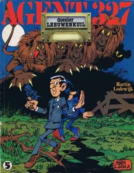 Afbeelding van Agent 327 #5 - Dossier leeuwenkuil - Tweedehands (OBERON, zachte kaft)