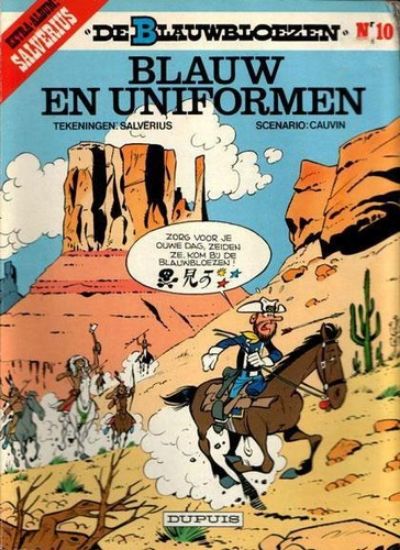 Afbeelding van Blauwbloezen #10 - Blauw en uniformen (DUPUIS, zachte kaft)
