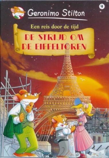 Afbeelding van Geronimo stilton #9 - Strijd om de eiffeltoren - Tweedehands (WAKKERE MUIS, zachte kaft)