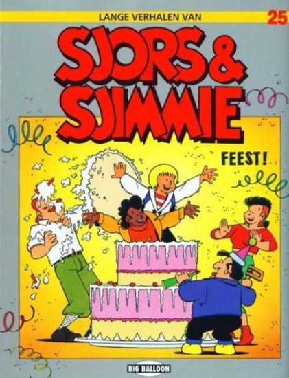 Afbeelding van Sjors sjimmie #25 - Feest - Tweedehands (BIG BALLOON, zachte kaft)