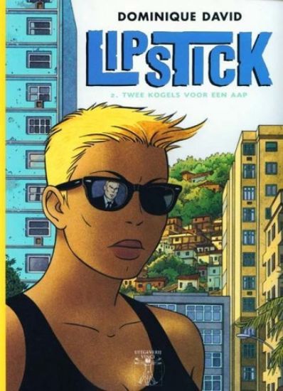 Afbeelding van Lipstick #2 - Twee kogels voor een aap - Tweedehands (VINCI, harde kaft)