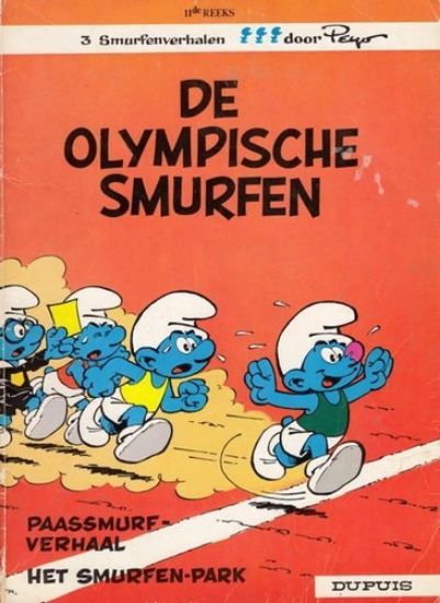 Afbeelding van Smurfen #11 - Olympische smurfen - Tweedehands (DUPUIS, zachte kaft)