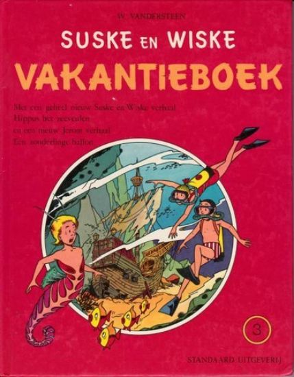Afbeelding van Suske en wiske vakantieboek #3 - Vakantieboek 1975 (rood) - Tweedehands (STANDAARD, harde kaft)