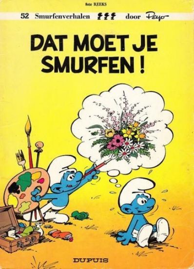 Afbeelding van Smurfen #8 - Dat moet je smurfen - Tweedehands (DUPUIS, zachte kaft)