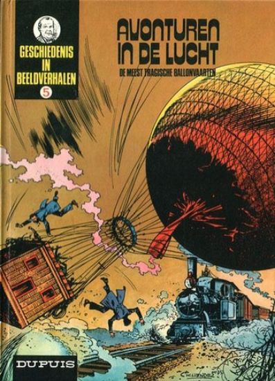 Afbeelding van Geschiedenis beeldverhalen #5 - Avonturen in de lucht - Tweedehands (DUPUIS, harde kaft)