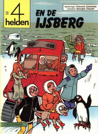 Afbeelding van 4 helden - En de ijsberg - Tweedehands (CASTERMAN, zachte kaft)