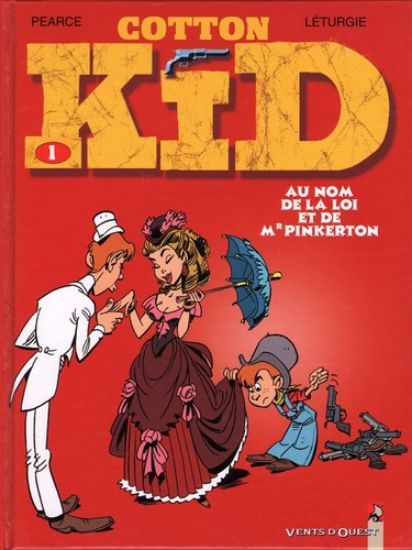 Afbeelding van Cotton kid (fra) #1 - Au nom de la loi et de mr pinkerton (VENTS OUEST, harde kaft)