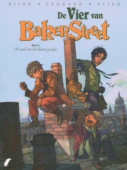 Afbeelding van Vier van bakerstreet #1 - Zaak van blauwe gordijn (DAEDALUS, zachte kaft)