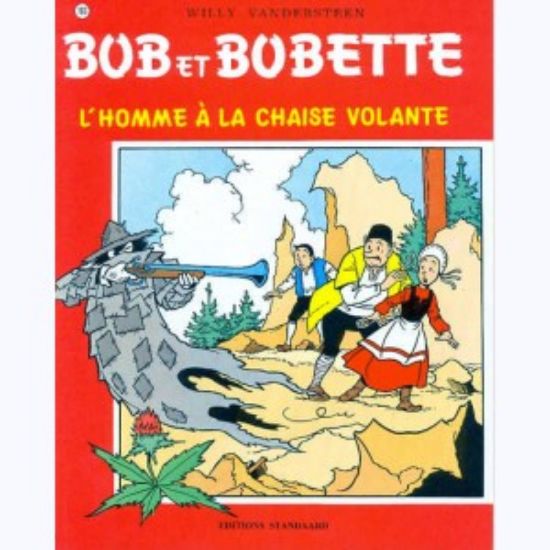 Afbeelding van Bob bobette #166 - L'homme a la chaise volante - Tweedehands (STANDAARD, zachte kaft)