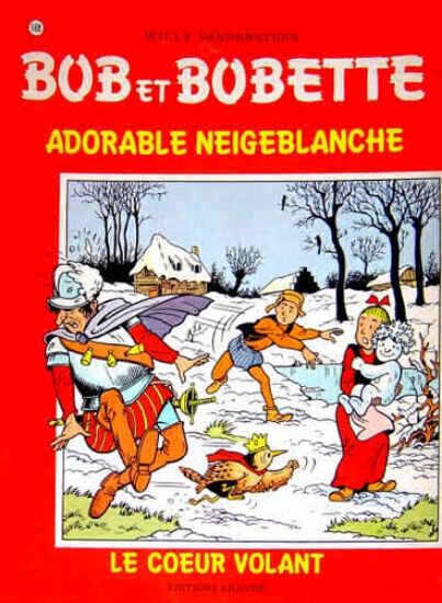 Afbeelding van Bob bobette #188 - Adorable neigeblanche/le coeur volant - Tweedehands (ERASME, zachte kaft)