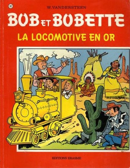 Afbeelding van Bob bobette #162 - La locomotive en or - Tweedehands (STANDAARD, zachte kaft)