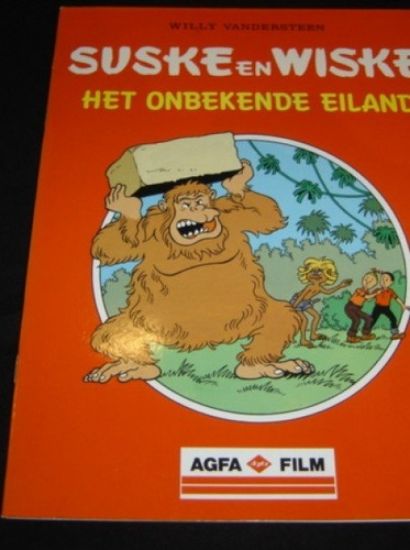 Afbeelding van Suske en wiske agfa - Het onbekende eiland agfa gevaert - Tweedehands (STANDAARD, zachte kaft)