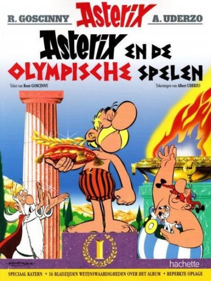 Afbeelding van Asterix #12 - Olympische spelen + 16 pagina's extra (HACHETTE, zachte kaft)