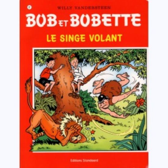 Afbeelding van Bob bobette #87 - Le singe volant - Tweedehands (RECLAME STANDAARD, zachte kaft)