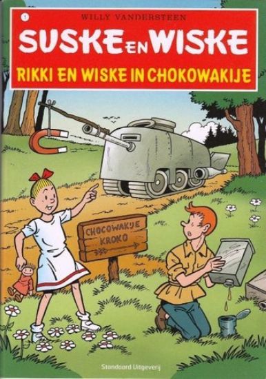 Afbeelding van Suske en wiske unieke uitgave #1 - Rikki en wiske in chocowakije (unieke uitgave) - Tweedehands (STANDAARD, zachte kaft)