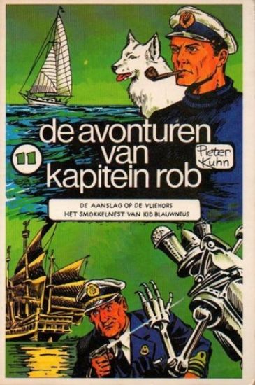 Afbeelding van Avonturen kapitein rob pocket #11 - Aanslag op vliehors/smokkelnest kid blauwneus (SKARABEE, zachte kaft)