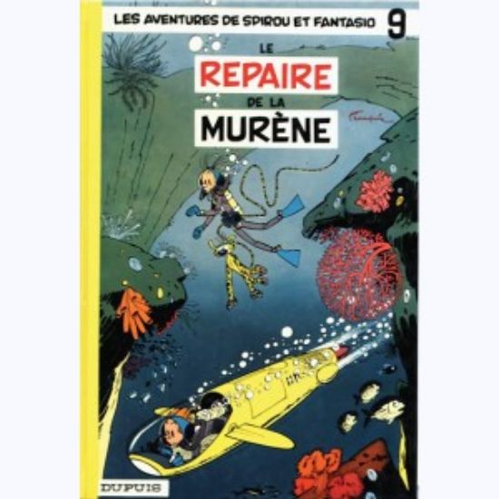 Afbeelding van Spirou #9 - Le repaire de la murene - Tweedehands (DUPUIS, harde kaft)